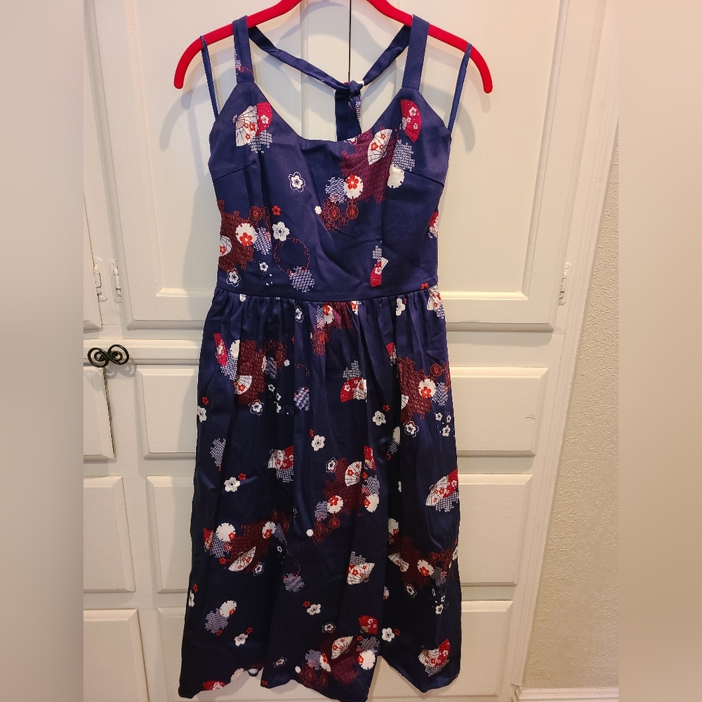 Collectif fan swing dress NWT